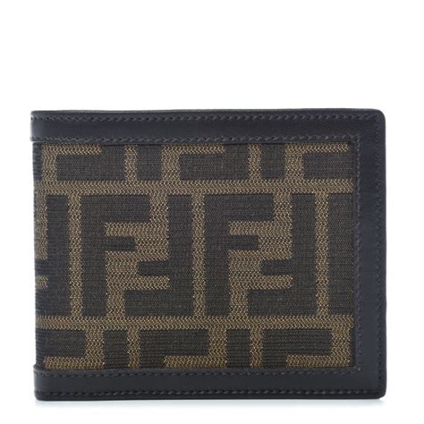 fendi tobacco zucca wallet|fendi bifold wallet.